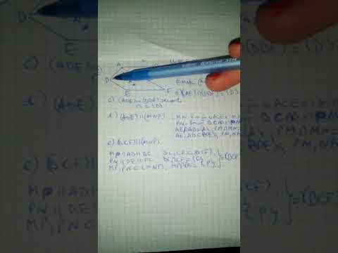 Paralelogramele ABCD si CDEF Au dreapta CD comuna si se afla in plane diferite. Fie M,N, P