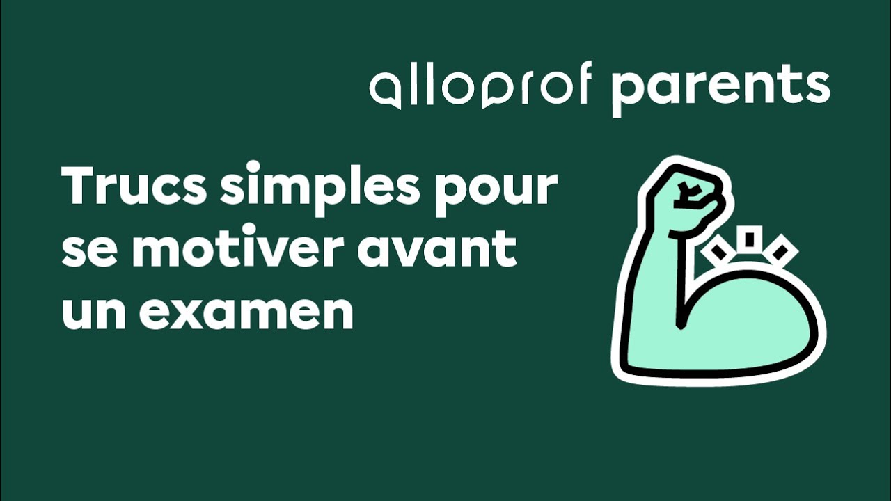 Trucs simples pour se motiver avant un examen