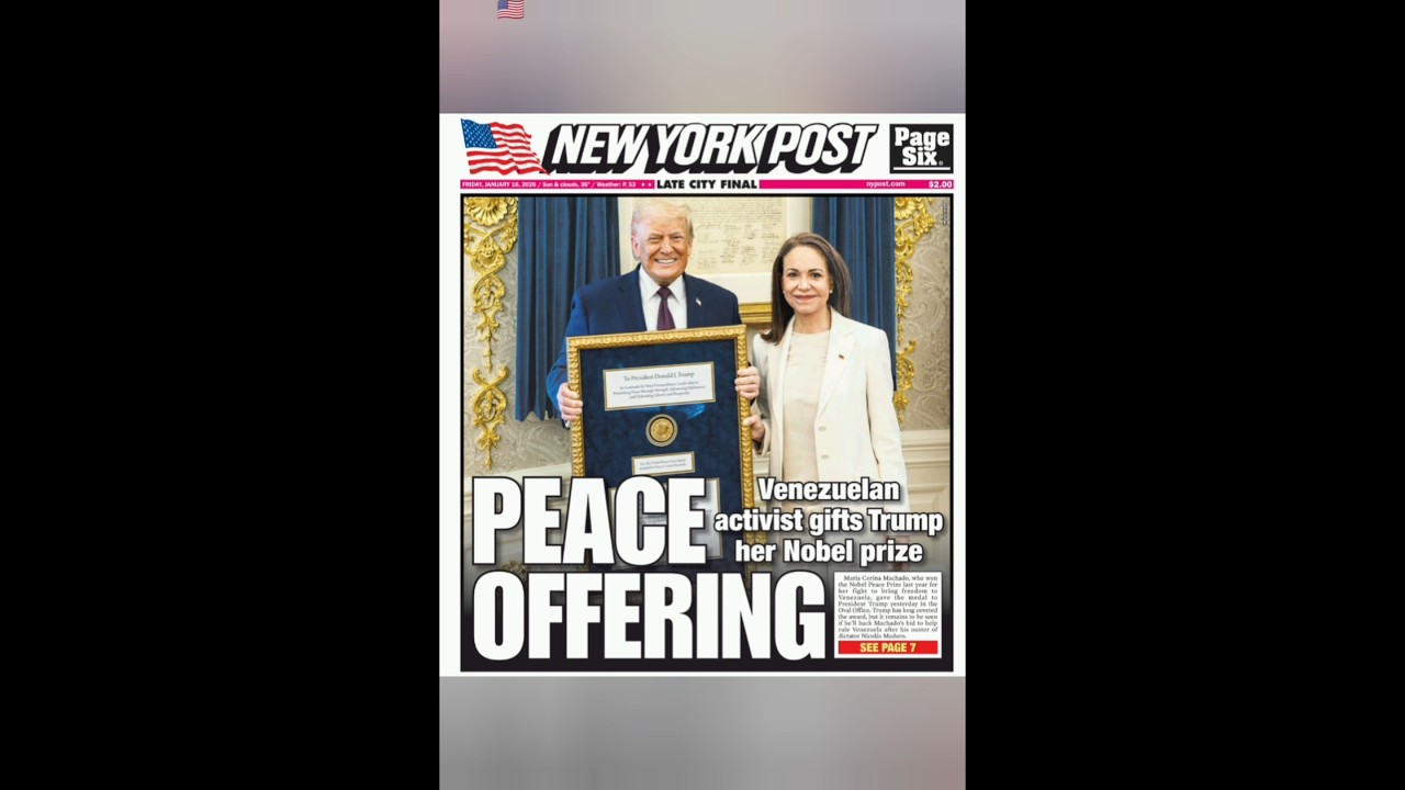 🇺🇸 US  Newspaper's Front Pages 260116 #USNews 🇺🇸#FrontPage 📃#Newspapers 🗞️#BreakingNews 📰