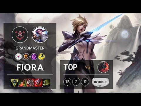 Fiora Top vs Aatrox - KR Grandmaster Patch 10.22