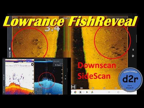 Lowrance FishReveal Downscan Sidescan On the water