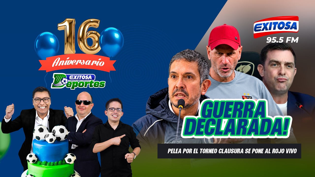 EXITOSA DEPORTES ⚽ con ÓSCAR PAZ, JEAN RODRÍGUEZ Y CARLOS PANEZ - 12/10/26
