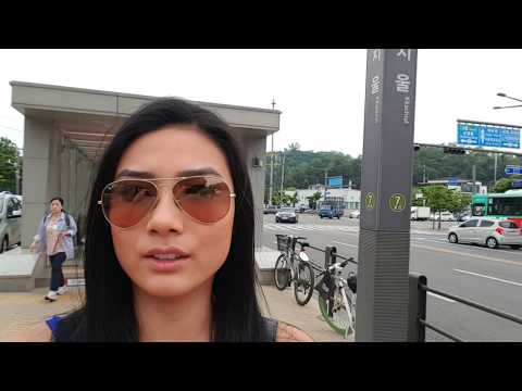 Pegando metrô na Coreia do Sul