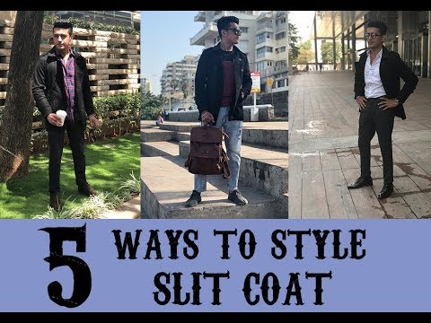 Pavan pamnani How to style slit coat