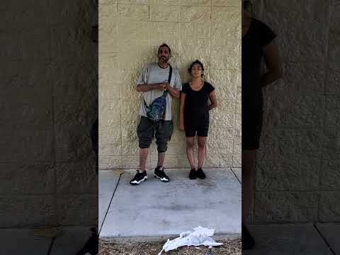 Yesinia & Rio Homeless Couple addicted and homeless on the streets .