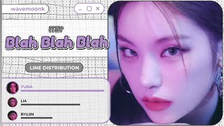 Download lagu ITZY - Blah Blah Blah (Line Distribution) mp3