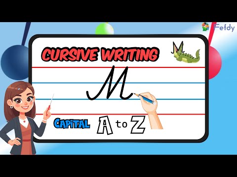 Cursive Writing: Learn Capital 'A to Z' | Easy Handwriting Practice for Kids!