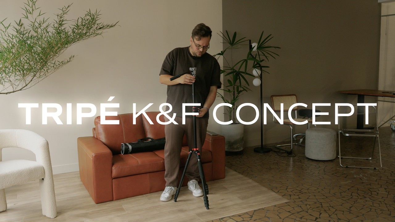 TRIPÉ PARA CÂMERA CUSTO BENEFÍCIO - K&F CONCEPT T254A7+FH-03