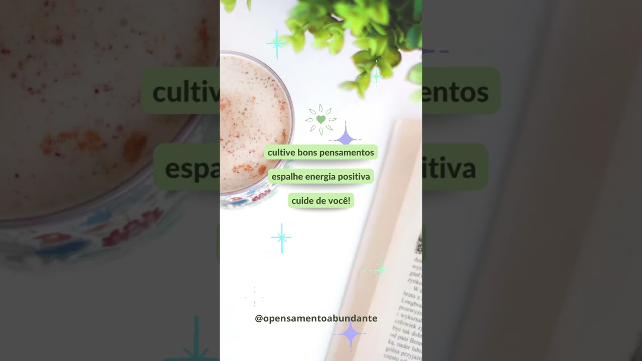 Cultive bons pensamentos! 🙏🏽✨🌻☀️💰🙌🏾❤️ #reflexão #frases #vibracaopositiva #boasfrases #amor
