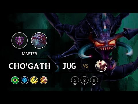 Cho'Gath Jungle vs Lee Sin - BR Master Patch 9.16