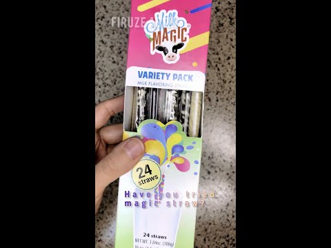 ASMR | Review Magic Straws | Rainbow Milk🌈🥛chocolate Night Routine #shorts #tiktok
