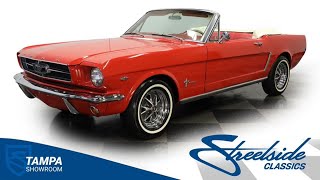 Video Thumbnail for 1965 Ford Mustang Convertible