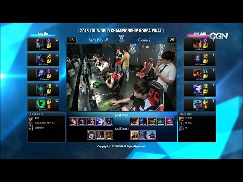 JAG vs NJE Game 2 Highlights - JIN AIR GREEN W vs NAJIN E-MFIRE – REGIONALS LCK Champions KR Summer