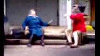 Russian grannies in action!