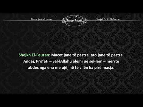 Macet janë të pastra – Shejkh Salih El-Feuzan