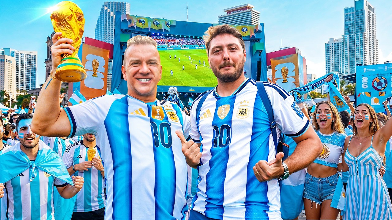 MILES de ARGENTINOS INVADEN MIAMI para ver el MUNDIAL