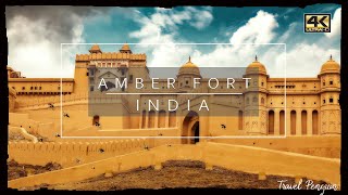 Jaipurs AMBER FORT ● India 【4K】 Cinematic Dr