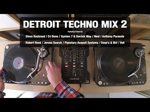 Detroit Techno Mix 2 | With Tracklist | Vinyl Mix