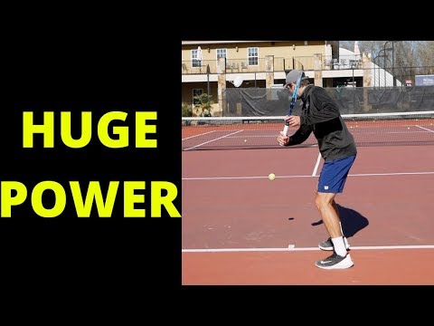 Does Your ONE HANDED BACKHAND Need POWER? Learn How To Easily Improve it!
