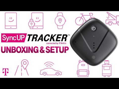 Part of a video titled SyncUP TRACKER Unboxing & Setup | T-Mobile - YouTube