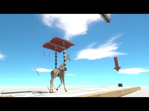 Umbrella & Ballista Rain | Who Can Survive? - Animal Revolt Battle Simulator