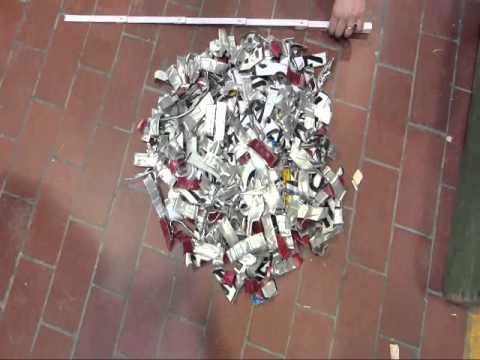 Pallmann double-shaft shredder, type PSD for the Recycling of soft metals