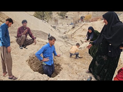 Cooking breakfast, baking traditional bread, and finally doing family teamwork in Babak’s family👥️️