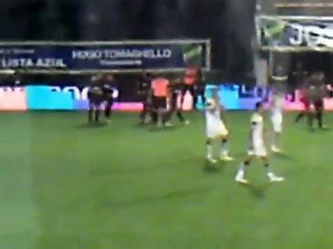 Gol de tiro libre de Pasquini