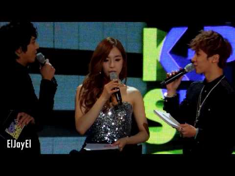 [FANCAM] 20121110 MC Cut 02 - Yonghwa, Tiffany & Kikwang | SBS KPOP Super Concert in America