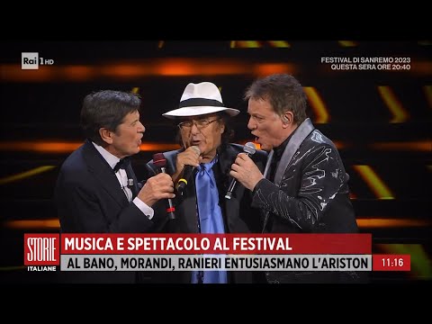 Morandi-Ranieri-Albano - Festival di Sanremo - Storie Italiane - 08/02/2023