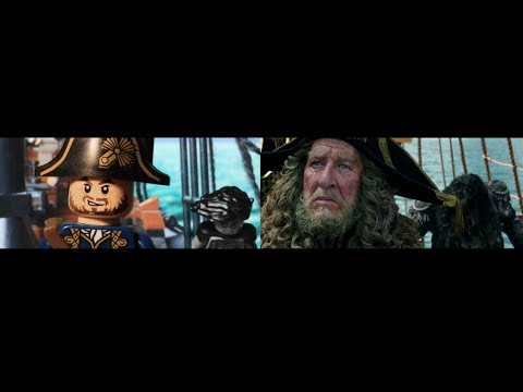 LEGO Pirates of the Caribbean  Dead Men Tell No Tales  - side by side version