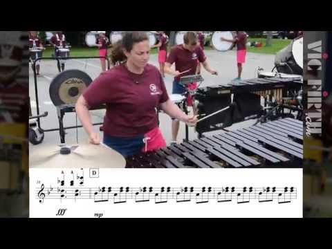2014 Cadets Front Ensemble - LEARN THE MUSIC to Burlesque!