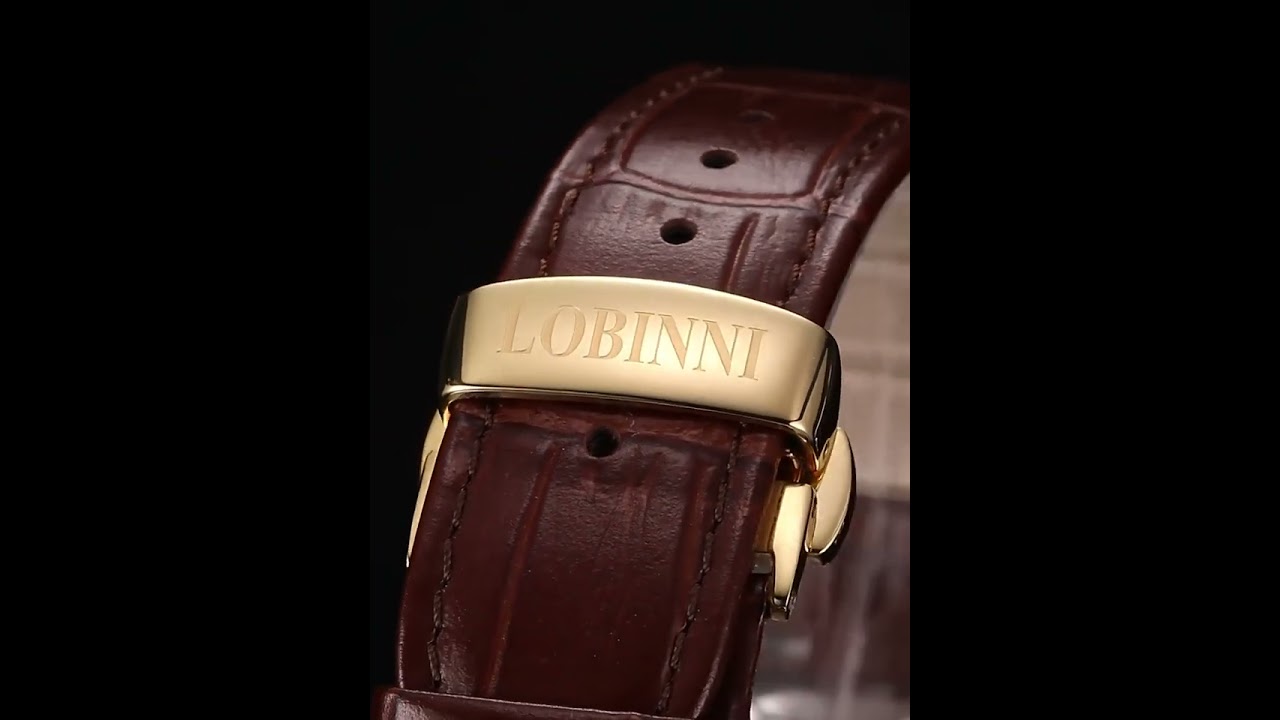 Đồng Hồ Nam Lobinni No.19015-1 Automatic (Mạ Vàng 24k)