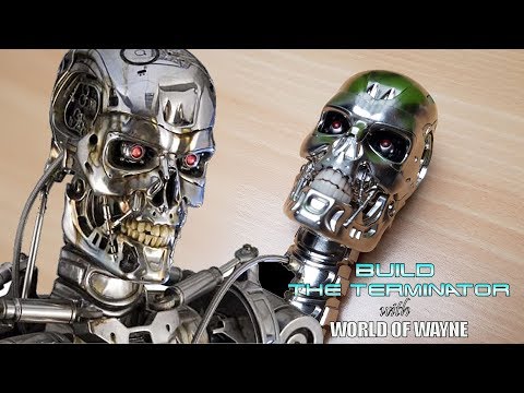 Build the Terminator - Part 22 - Connect the Jaw, Assemble the Head