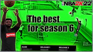 NEW Best season 6 jumpshot nba 2k22 current gen