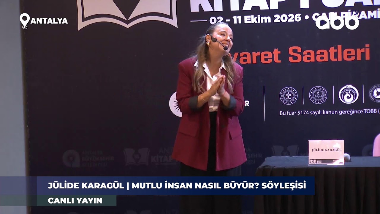16. Antalya Kitap Fuarı Jülide Karagül Söyleşisi