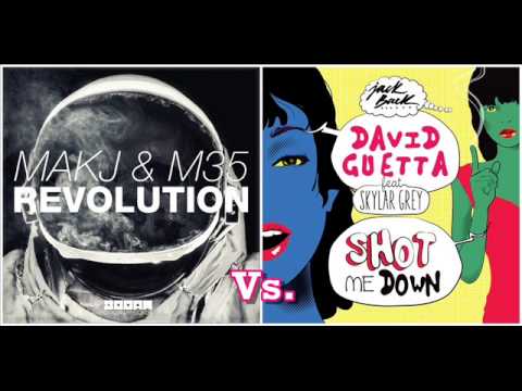 MAKJ & M35 vs. David Guetta & Skylar Grey - Revolution Down (Dj Sunset Mashup)