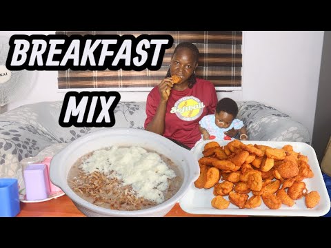 COOKING AFRICAN MOST DELICIOUS BREAKFAST RECIPE !! - TRIPPLE COMBO: NIGERIAN AKARA & TOM BROWN...