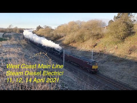 Tebay to Carlisle: West Coast Main Line Steam Diesel and Electric  11, 12, 14 April 2021