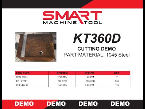 SMART MACHINE TOOL KT 360D Drilling & Tapping Centers | Hillary Machinery LLC (1)