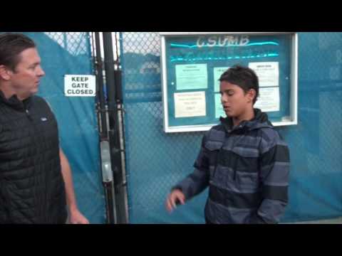 12u Charlie of Legacy Water Polo Club on the Polo Pendulum