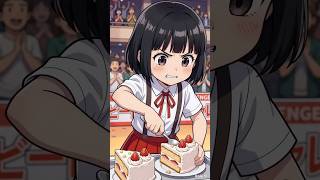 怪異達のケーキ大食い競争挑戦者八尺様、口裂け女、花子さん