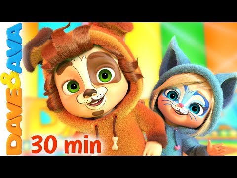 🕺 Dancing Songs | One Little Finger Tap Tap Tap and More Nursery Rhymes by Dave and Ava 🕺