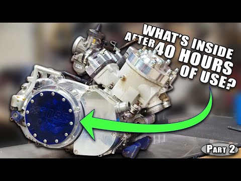 What's inside this 2 Stroke engine after 40 Hours of use? Voodoo Banshee Part 2