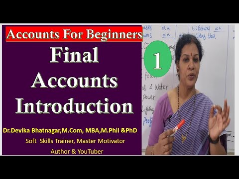 1 Accounts Introduction Class For Beginners