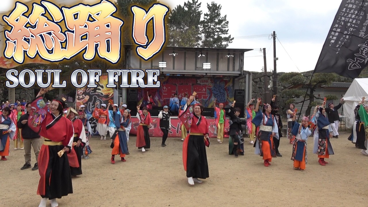 【2026 和歌山】総踊り「SOUL OF FIRE」(肉よさ) 和歌山市 2026.3.22(日)