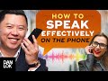 How To Speak Effectively On The Phone English Lessons Telephone Skills