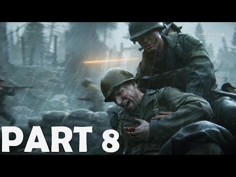 CALL OF DUTY WW2 Walkthrough Gameplay Part 8 - Hill 493 - Campaign Mission 8