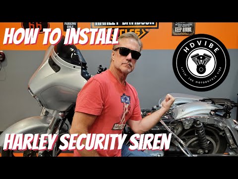 Harley Davidson Security Siren Install PN 68958-07C