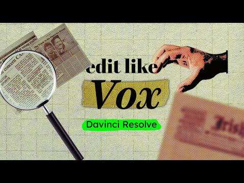 Vox-Style Newspaper Animation in DaVinci Resolve 2025